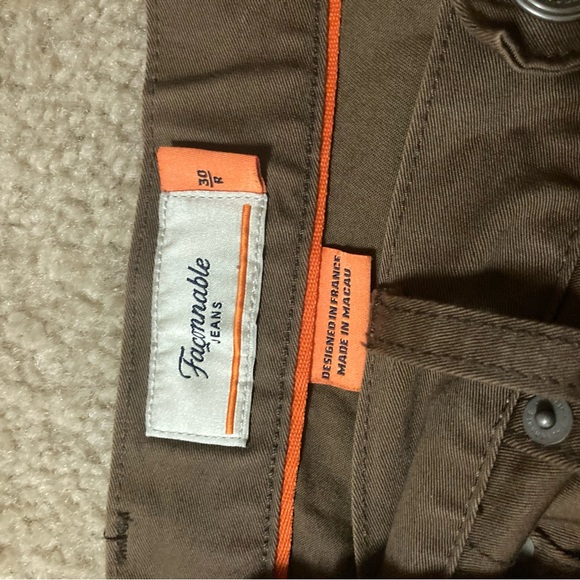 Façconable men’s brown pants - Picture 2 of 3